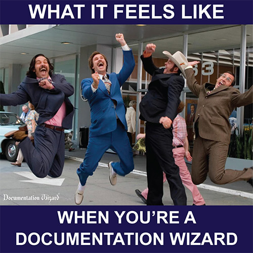 Celebrating being a documentation wizard