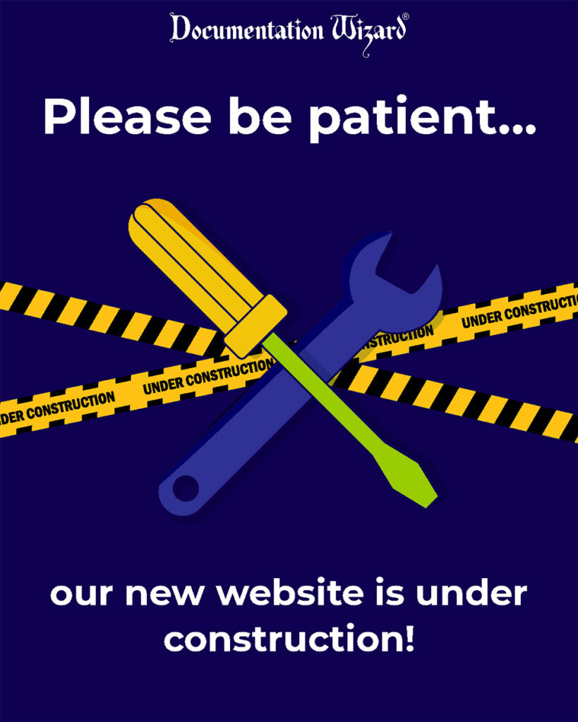 New Website Under Construction